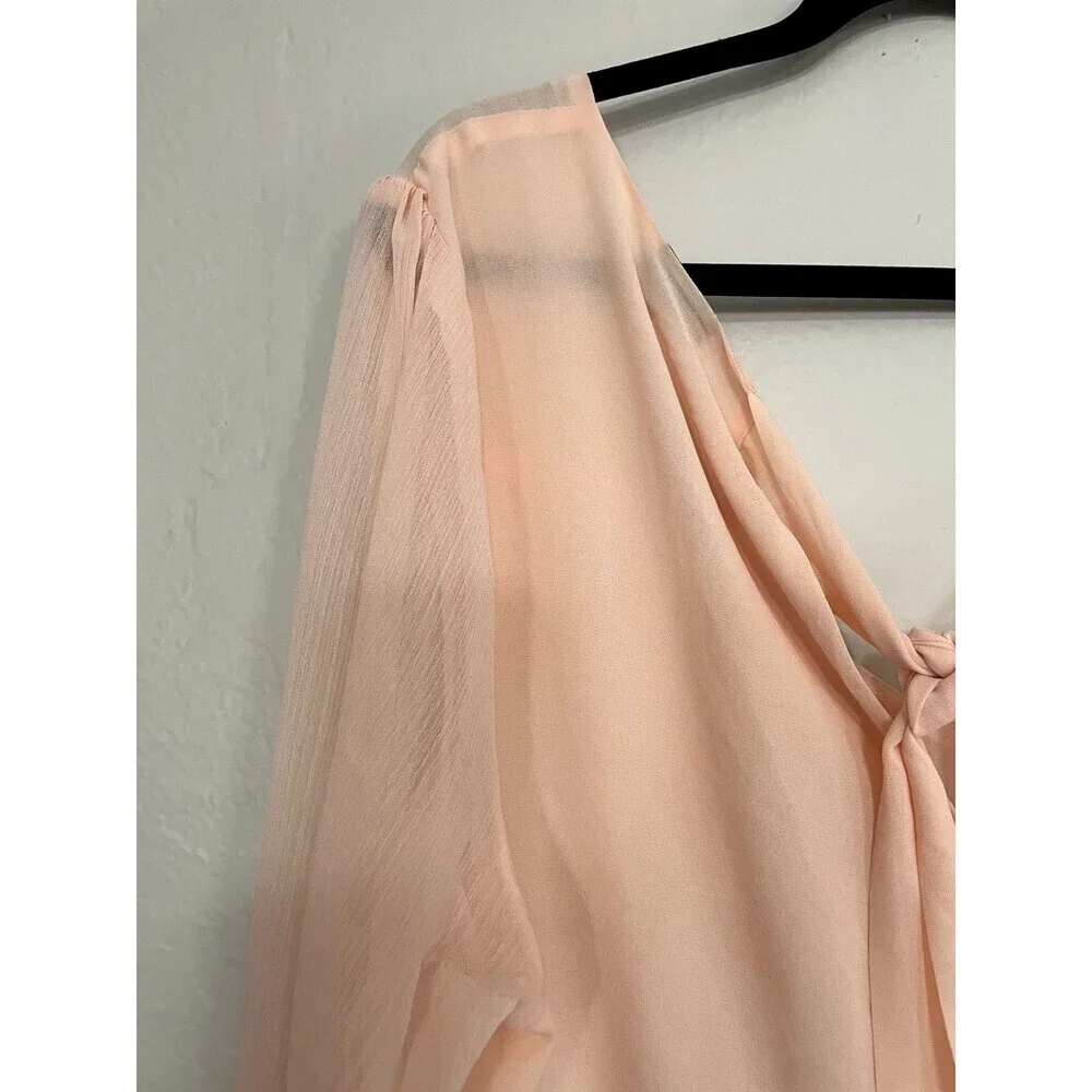 Torrid Womans Babydoll Top Size‎ 2X Flowy Sheer Whimsicle Angelcore Fairy